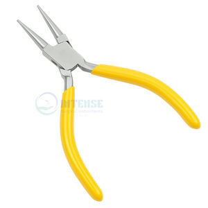 OEM Custom Logo 130mm Nose Pliers Glitter Line Pink Grip Jewelry <b>Making</b> Tools Stainless Steel <b>Beading</b> DIY Craft Wholesale for - Product Image 3