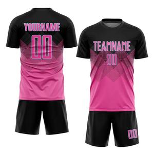 Nouveauté Ensemble de maillot de football pour hommes Respirant Vêtement de football pour les sports d'été Personnalisable Vente en gros d'uniformes - Product Image 1