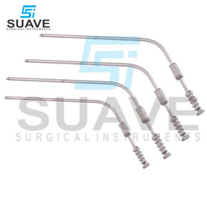 4 Pcs Stainless Steel Highest Quality New Best Supplier Premium Product Neurosurgery Suction Tube by SUAVE SURGICAL INSTRUMENTS - Product Image 3