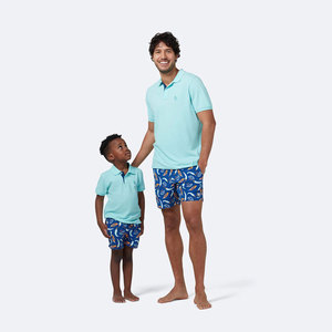 Shorts de bain personnalisés pour hommes, écologiques, légers, à séchage rapide, 100% polyester, style streetwear, vêtements de plage - Product Image 3