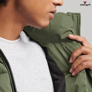 Wholesale Price Winter Streetwear Stand Collar Canvas Front Breathable <b>Waterproof</b> Cotton <b>Padding</b> Puffer <b>Jackets</b> - Product Image 6