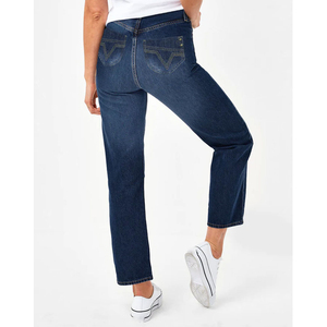 New Style <b>Women</b> Denim <b>Jeans</b> Made in Polyester Cotton <b>Women</b> Denim <b>Jeans</b> High Waisted <b>Women</b> Denim <b>Jeans</b> Custom logo Oem Service - Product Image 2