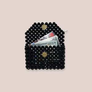 Bolso de mano con cuentas de semillas de estilo bohemio hecho a mano, monedero con cuentas bordadas y logotipo personalizado, tallas de moda para mujer para promociones - Product Image 1