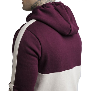 Survêtement antibactérien en molleton polyester/coton à empiècements graphiques multicolores personnalisés pour hommes Nouvelle mode Survêtement de sport - Product Image 6