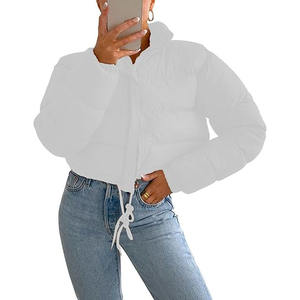 Chaqueta Bomber Casual de Invierno para Mujer, Talla Grande, Transpirable, Estampada, Tejida, con Forro de Nailon, Color y Diseño de Logotipo Personalizables - Product Image 3