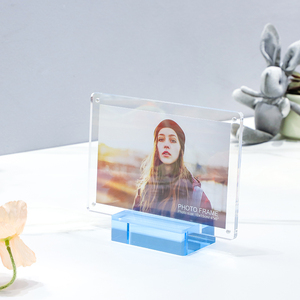 Nóng bán Acrylic khung ảnh tùy chỉnh vuông đứng plexiglass khung ảnh cho gia đình tùy chỉnh Acrylic thẻ khung ảnh - Product Image 2
