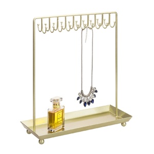 Présentoir à bijoux en métal argent meilleur vente de présentoir de fantaisie fait main de créateur taille personnalisée vente en gros de porte-bijoux de luxe - Product Image 6
