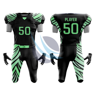 Camiseta de fútbol americano con sublimación personalizada Premium para equipos y jugadores, uniforme de fútbol americano fabricado en Pakistán - Product Image 6