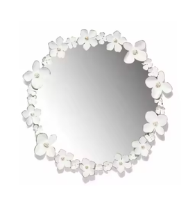 Modern High-Demand Metal <b>Frame</b> Wall <b>Mirrors</b> Shaped Flower Edges for Bedroom Living Room Hallway Decoration Wall Art <b>Mirrors</b> - Product Image 1
