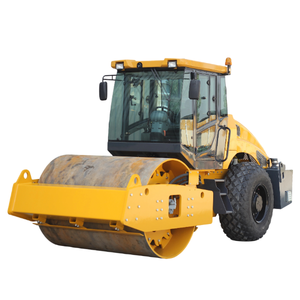 Compacteur vibrant hydraulique lourd à moteur diesel pour compactage de gravier, équipement de construction 1 tonne haute puissance - Product Image 1