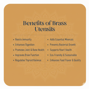 Service de table en laiton pur de 12 pouces, 6 pièces avec gravure, idéal pour les mariages et la maison |   Fabricant de Services de Table en Laiton de Luxe - Product Image 5