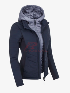Veste d'équitation élégante pour femmes en gros matériau respirant léger imperméable et résistant au vent entraînement équestre et extérieur - Product Image 2