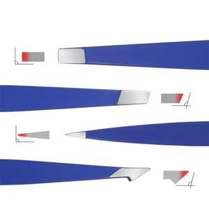 Pinzas de Alta Calidad al por Mayor, Juego de Pinzas para Cejas de Acero Inoxidable, Pinzas Profesionales para Extensión de Pestañas - Product Image 2