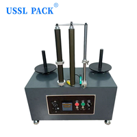 Compteur et rembobineur automatique de rouleaux d'étiquettes haute précision GS-400 PLC et pompe pour sacs