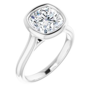 14K blanc bague de fiançailles montage Marquise bague de fiançailles bague de mariage empilable femmes fantaisie saint valentin bijoux en diamant - Product Image 3