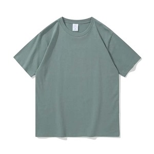T-shirt à manches courtes pour hommes, 100% coton, unisexe, Sublimation, blanc, uni, grande taille, respirant - Product Image 5