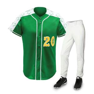 Ensemble d'uniformes de baseball athlétique pour hommes, maillot et pantalon personnalisés par sublimation, vêtements de sport respirants à séchage rapide pour les équipes - Product Image 1
