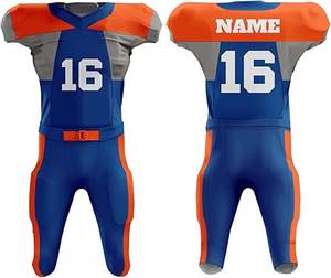 Uniformes de fútbol americano con ajuste personalizado, conjunto de equipo completo de tela transpirable 2025 para marcas y distribuidores de ropa deportiva - Product Image 6