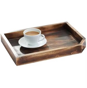 Plateau en bois de pin de qualité supérieure pour servir un décor en bois fait à la main et un plateau de service pour hôtels et restaurants à un prix raisonnable - Product Image 1