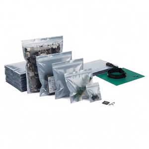 Bolsas de protección antiestática plateadas grises resellables con cierre zip ESD para electrónica, PCB, reacondicionamiento de portátiles y reciclaje. - Product Image 1