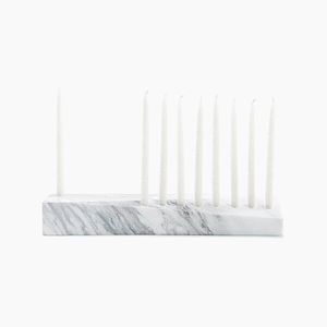 Menorá de Cerámica Contemporánea, Portavelas Artístico para Varias Velas, Soporte Escultural Moderno, Adorno de Mesa Único, Elegante para Festividades, Último Modelo - Product Image 3