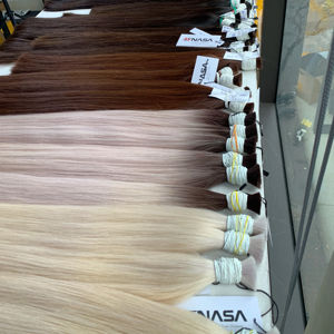 Prix de gros Extensions de cheveux en vrac 100% cheveux vietnamiens 100 grammes Ombre Couleurs Super Double Tiré 75 cm Naturel Droite - Product Image 1