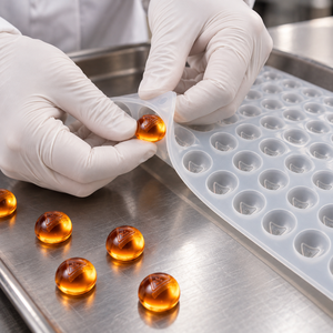 Moule en silicone commercial pour bonbons gélifiés en forme de dôme, idéal pour le développement de produits de confiserie et la production en série de bonbons gélifiés - Product Image 6