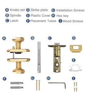 High End Gold Designer Door Knob with Unique Pattern Perfect for Elegant Interiors in Apartments Villas and Hotels From India - Product Image 3