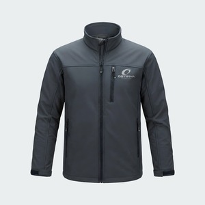 Solid Color Casual Hooded Stand Men's Softshell <b>Jacket</b> 2026 New Fashion Comfortable Winter <b>Jacket</b> Wholesale Rate Plain Dyed - Product Image 1
