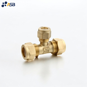 <span class=keywords><strong>Raccord</strong></span> de compression Té Union Laiton 20mm/25mm Connexion à souder en boîte Acier PVC Acier inoxydable Plastique Fer <span class=keywords><strong>Cuivre</strong></span> PP Tête Buse - Product Image 1