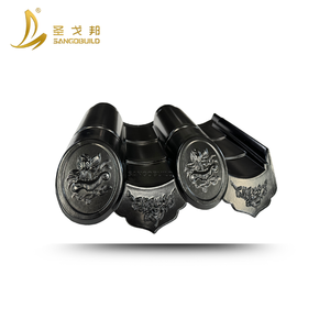 伝統的な建材中国風防水クラシック屋根付き帯状疱疹ゴールデンアンティーク屋根タイル - Product Image 1