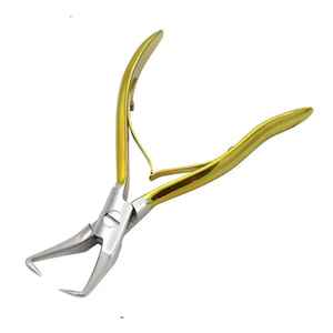 Kit d'outils pour extensions de cheveux plaqué or, acier inoxydable durable, logo personnalisé, qualité supérieure, pince, ciseaux à cheveux, poignée en boucle - Product Image 5