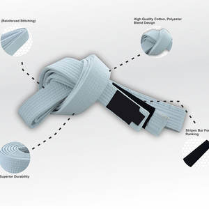 Custom Design Martial Arts Bjj <b>Belt</b> Oem Service Martial Arts Bjj <b>Belt</b> Wholesale Price Martial Arts Bjj <b>Belt</b> - Product Image 2