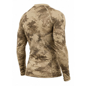 T-shirt de compression athlétique à manches longues pour homme, personnalisable par sublimation, pour la gym, le fitness, la course et l'entraînement. - Product Image 6