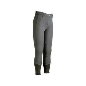 Pantalones ecuestres de alta calidad para hombre, cómodos pantalones de asiento completo con estampado de silicona, proveedor, mallas para montar a caballo para hombre - Product Image 1