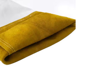 Cheap Price Safety Protection Leather Welding Gloves Premium Designed with <b>Heat</b> Resistance Reasonably Priced Welding Gloves - Product Image 4