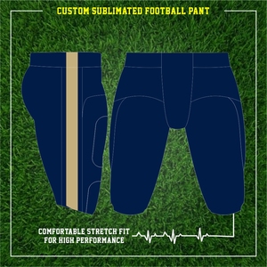 Pantalon d'uniforme de football américain grande taille, broderie, impression par sublimation, vêtements de football américain respirants pour femmes - Product Image 5
