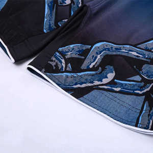 Wholesale Custom MMA <b>Shorts</b> <b>for</b> <b>Men</b>-Fight Training Printed Martial Arts Wear Waterproof & Breathable Drawstring Closure - Product Image 3