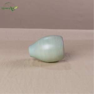 Vase de table en bambou enroulé Art Déco - Matériel naturel écologique Durable Décoration intérieure - Product Image 4