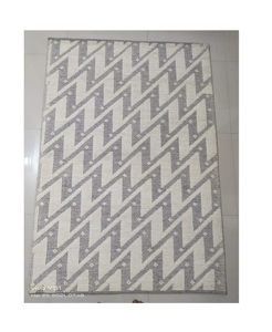 พรมขนนุ่มสไตล์ยุโรปพรม100% สำหรับห้องนั่งเล่นทำจากผ้าฝ้ายเนื้อนุ่มทันสมัย - Product Image 1