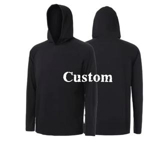 Camiseta de Pesca con Capucha y Protección Solar UPF 50+ para Hombre, Personalizable con Logotipo, MOQ Bajo, Manga Larga, para Correr y Pescar - Product Image 6