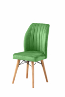 Ensembles de chaises de salle à manger modernes, rembourrées en coton avec pieds en bois - durables, imperméables, portables pour la maison, l'appartement, les salles à manger