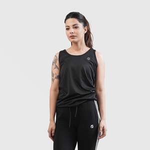 เสื้อกล้ามออกกำลังกายสีดำระบายอากาศได้ดี - Product Image 3