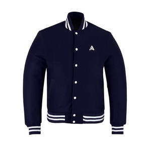 Chaqueta Universitaria Informal al por Mayor para Hombre y Mujer, Chaqueta Bomber de Béisbol con Servicio OEM para Invierno - Product Image 1