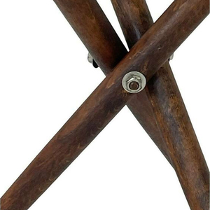 เก้าอี้ตั้งแคมป์ทำจากไม้พร้อมเก้าอี้หนังเก้าอี้สามขาสำหรับล่าสัตว์และถ่ายรูปแบบส่วนตัวรุ่นใหม่ขายดี - Product Image 3