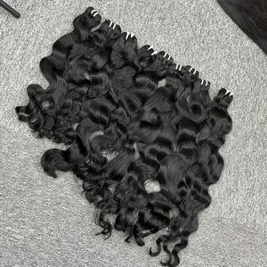 100% cheveux vierges bruts cheveux ondulés vietnamiens, extension de cheveux humains pour femmes noires - Product Image 4