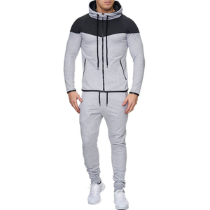 ชุดวอร์ม2ชิ้นพิมพ์ลายสำหรับผู้ชายชุดวอร์มมีฮู้ดแบบผูกเชือกโลโก้ปรับแต่งได้ - Product Image 1