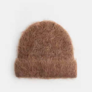 Qualité supérieure Dernière conception Mohair Beanie Vente en gros 100% Laine & Coton Personnalisé Mohair Beanie - Product Image 1