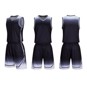 OEM al por mayor sublimación personalizada transpirable casual ropa deportiva jóvenes hombres equipo sin mangas uniforme de baloncesto en Tallas grandes - Product Image 3