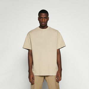 High Quality <b>Oversize</b> Men's <b>T</b>-<b>Shirt</b> Plus Size <b>Plain</b> Customized Logo Wholesale Supply - Product Image 2